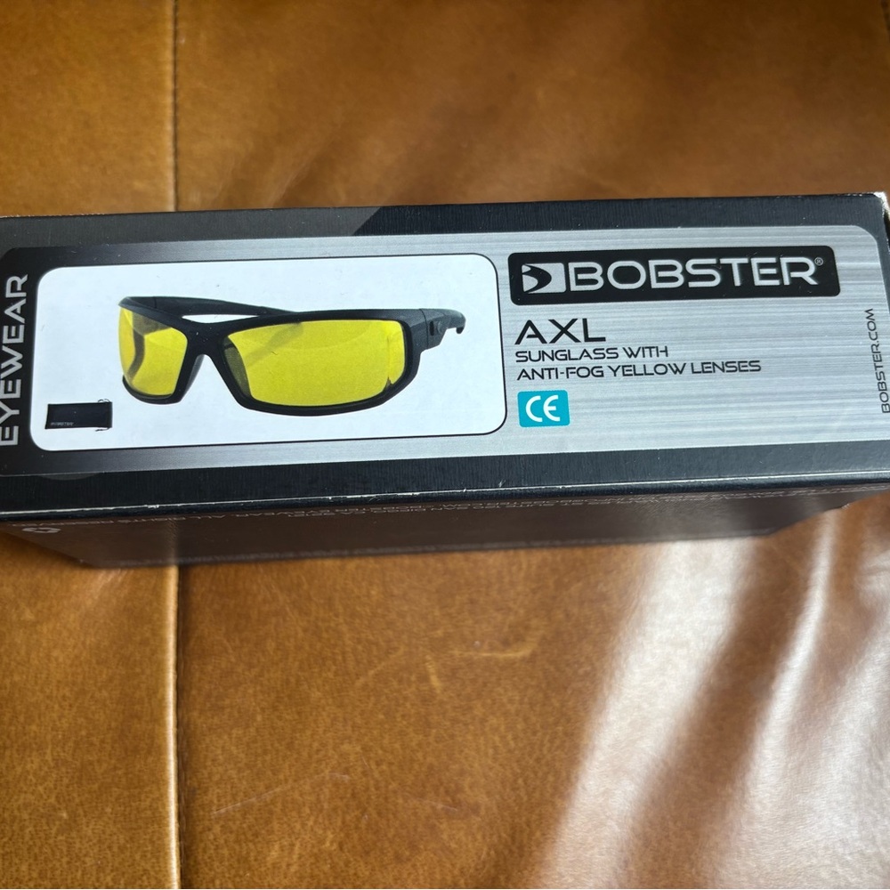 Bobster performance sunglasses anti-fog polarized yellow lenses NEW
